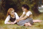 William-Adolphe Bouguereau The Nut Gatherers oil on canvas